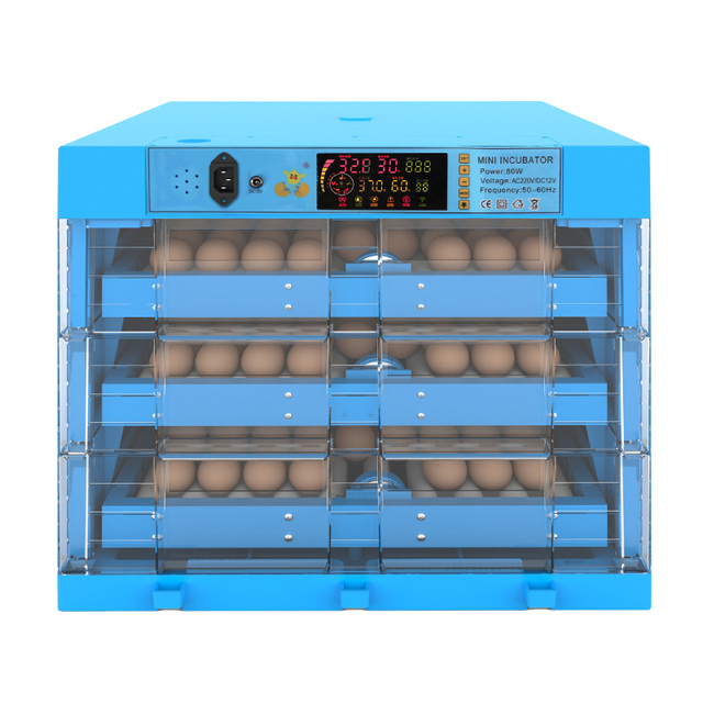 12V 220V Dual Power Supply Automatic Poultry Egg Hatching Chicken Egg Incubators