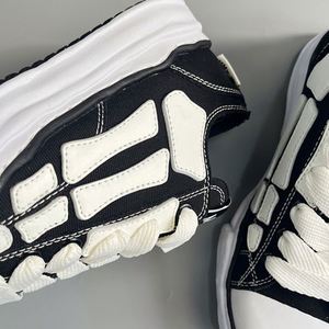 Baskets Chunky de Luxe pour Hommes avec Lacets, en Toile MMY Bone, Doublure en Maille, Tendance et à la Mode - Product Image 5