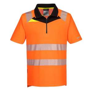 PORTWEST - DX412OBR4XL DX4 Polo de manga corta naranja/negro de alta visibilidad-EAN 5036108374915 ROPA DE TRABAJO DE 2017 - Product Image 1