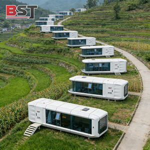 Maison préfabriquée luxueuse et portable <span class=keywords><strong>en</strong></span> acier, panneaux sandwich, étanche, prête à être expédiée, hôtel capsule <span class=keywords><strong>en</strong></span> conteneur, villa <span class=keywords><strong>de</strong></span> vacances, bureau - Product Image 5