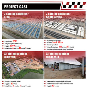 Cammi evi Casa 20ft katlanabilir prefabrik minik evler konteynerler mobil kamp depo sandviç Panel ofis binası okul - Product Image 6