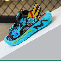 Sandales pour enfants à semelle souple antidérapante, légères en PVC, chaussures de plage pour garçons, sandales décontractées pour enfants, design tendance
