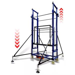 4m 6m 8m 300kg 500kg Échelle de travail de construction pliante Plate-forme élévatrice d'échafaudage électrique portable et pliable - Product Image 2