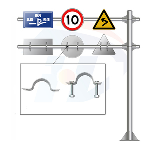 علامات المرور العاكسة من الألومنيوم OEM للتحذير من السلامة على الطرق لافتات عالية الوضوح - Product Image 6