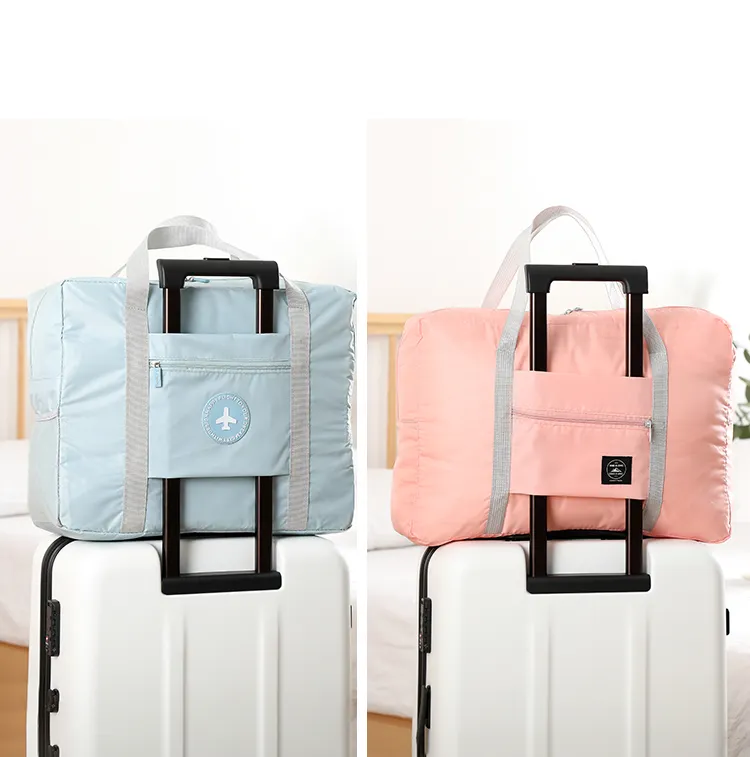 आयोजक Duffle बैग क्यूब्स सामान पैकिंग बड़ी क्षमता नायलॉन तह यात्रा बैग
