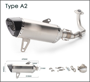 Tubo de <span class=keywords><strong>Escape</strong></span> delantero <span class=keywords><strong>para</strong></span> motocicleta, sistema completo de <span class=keywords><strong>Escape</strong></span> DB Killer <span class=keywords><strong>para</strong></span> YAMAHA <span class=keywords><strong>XMAX</strong></span> <span class=keywords><strong>300</strong></span> XMAX250 - Product Image 3