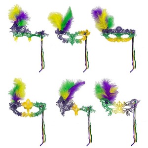 Máscara <span class=keywords><strong>de</strong></span> Encaje con Plumas <span class=keywords><strong>de</strong></span> Pavo Real para Disfraces, Unisex, Ideal para Fiestas, Bailes, Carnaval y Juegos <span class=keywords><strong>de</strong></span> Rol - Product Image 5