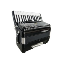 SEASOUND Professional 60-Bass 5-Registers Accordion 34-Button Black Celluloid Piano Keyboard JP3460 OEM Chromatic Instrument