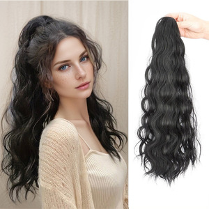 วิกผมหางม้าเป็นลอนขนาดใหญ่60ซม. - Product Image 1