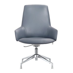 Silla de oficina moderna y cómoda de cuero 36019-2022E/B/A - Product Image 1