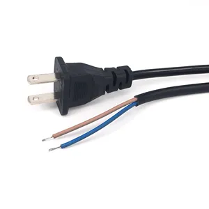 10a 250v 3*2.0mm2 câble électrique et fil américain 3 broches câble de prise USA 3Pin cordons ca plomb électrique cordon d'alimentation américain