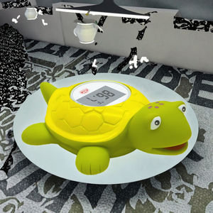 Jouet <span class=keywords><strong>tortue</strong></span> flottant numérique en plastique Thermomètre <span class=keywords><strong>de</strong></span> baignoire pour le <span class=keywords><strong>bain</strong></span> <span class=keywords><strong>de</strong></span> bébé Essentiels ménagers - Product Image 2