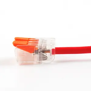 Mini Universal 4P 4-Wege-Leiter-Verkabelung Schnell kabel anschluss Klemmen block Spleiß Elektrischer Kabelst ecker einschieben