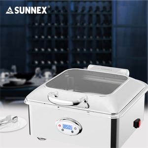 Sunnex Venice-Plato de frotamiento eléctrico de tamaño 2/3, 230V, pantalla digital, temperatura, acero inoxidable, 304 5,5 l, calentador de alimentos - Product Image 6