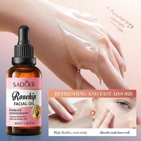 Huile Essentielle Visage Antioxydante aux Fruits de Rose SADOER - Essence de Soin Douce Hydratante et Nourrissante pour la Peau