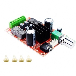 บอร์ดเพาเวอร์แอมป์สเตอริโอ TPA3116 TPA3116D2 สองช่องสัญญาณ 2*50W โมดูลแอมป์ดิจิตอลปรับได้ XH-M189 DC 24V - Product Image 1