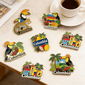 แม่เหล็กติดตู้<span class=keywords><strong>เย็น</strong></span>โลหะรูปสถานที่สำคัญโคลอมเบีย โบโกต้า ของที่ระลึกอเมริกาใต้ ผลิตจากโลหะผสมสังกะสี ราคาโรงงานขายส่งราคาถูก - Product Image 4