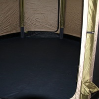 Tente gonflable hexagonale d'extérieur, colonne d'air en TPU, Oxford 150D, PU2000mm, imperméable, 3 saisons, grand espace, tente de camping familiale