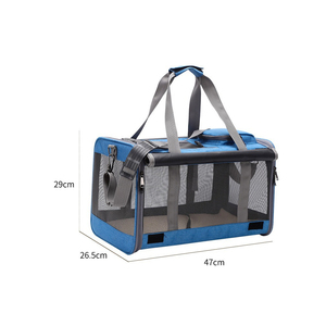 Sac de transport respirant et portable pour animaux de compagnie - Caisse de transport bandoulière pour chats et petits chiens - Product Image 3