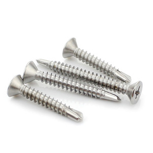 Viti a coda di rondine autoperforanti a testa piatta con intaglio a croce in acciaio inossidabile 410 M4 M6 M8 <span class=keywords><strong>Tek</strong></span> Screw - Product Image 3
