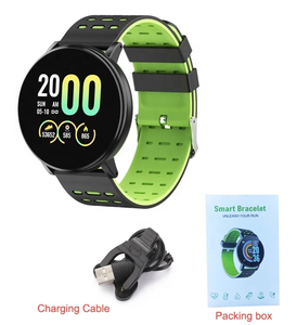 IP67 nabız monitörü akıllı bilezik bileklik spor izci yuvarlak Dial akıllı saat - Product Image 4