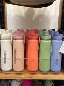 Açık spor su ısıtıcısı 710M öğrenciler yalıtımlı soğuk su bardağı su şişesi çift katmanlı paslanmaz çelik Minimalist - Product Image 6