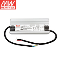 Controlador LED Meanwell HLG-320H-12A CC CV 320W 12V 22A IP65 Resistente al Agua, Fuente de Alimentación de 24 Voltios Mean Well con Función de Atenuación PFC