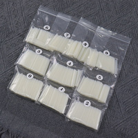 500 faux ongles carrés plats XXL longs en acrylique, droits, sans courbe en C, demi-couverture, outil de manucure