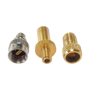 Pure Copper Valve Adapter French To American Bicycle Tube Fitting Connector Replacement Part - Product Image 3
