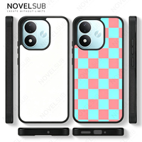 Coque de téléphone personnalisée vierge 2D en TPU PC pour sublimation, compatible Redmi Note 17 5G 14 Pro 4G, protection arrière DIY par transfert thermique