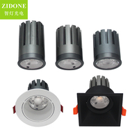Remplacement 12W 15W 18W 10 24 36 60 degrés GU10 MR16 COB LED Module Spot Lighting IP44