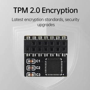 Mô-đun bảo mật tpm2.0 14 <span class=keywords><strong>pin</strong></span> SPI mô-đun bảo mật song song chip mã hóa độc lập hỗ trợ thuật toán mã hóa AES <span class=keywords><strong>RSA</strong></span> - Product Image 2