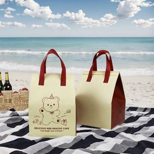 Insulated Cooler Bag Non-woven Insulated Lunch Bag Lunch Bag Custom logo Cooler Bag - Product Image 2