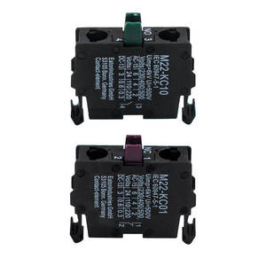 โมเอลเลอร์ M22-K10 ชุดคอนแทคเอลิเมนต์ซีรีส์ M22, 1 N/O, ติดตั้งด้านหน้า, ขั้วต่อแบบสกรู, IP20 - Product Image 3