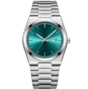 Reloj de Cuarzo Luminoso, Impermeable, Portátil, Ligero y Ajustable de Acero Inoxidable para Hombre, Nuevo y en Oferta - Product Image 1