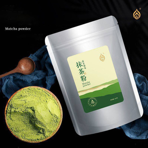 Nhà Máy nhãn hiệu riêng Chất lượng cao thương mại Matcha bột lớp hữu cơ màu xanh lá cây túi trà bán buôn Matcha đứng lên túi - Product Image 4