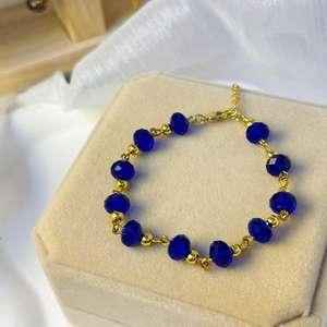 Pulseras de Cuentas de Cristal Coloridas, Conjunto de Joyería para Mujer, Brazaletes de Moda Brillantes, Cadena de Lujo, Joyería de Alta Gama, Precio Bajo al por Mayor - Product Image 6