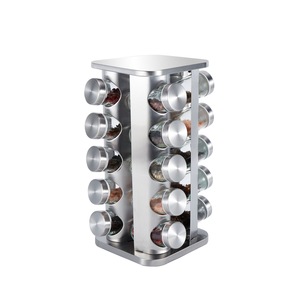 16 pots d'épices de cuisine en métal - Product Image 3