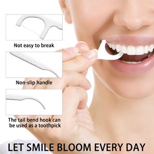 La Chine usine directe OEM accepté soie choix <span class=keywords><strong>dentiste</strong></span> recommander professionnel 400D UHMWPE fil dentaire <span class=keywords><strong>cure</strong></span>-dents pour la santé bucco-dentaire - Product Image 2