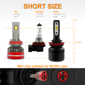 Faros Delanteros LED NL H11 de 180W y 21600LM para <span class=keywords><strong>Audi</strong></span> <span class=keywords><strong>A3</strong></span> y para X5, Sistema de Iluminación para Automóviles H7/H4 - Product Image 5