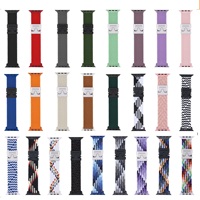 Nouveau design boucle de montre en métal bracelet de montre en nylon pour Apple Watch 10 9 8 7 6 5 4 3