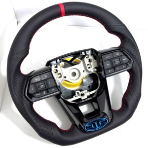 พวงมาลัยหนังแบบ 3 ก้าน สำหรับ Civic, Prado, Land Cruiser, Camry, Corolla - Product Image 3