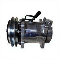 Compresseur de climatisation Yixiang de haute qualité pour 24V, compresseur de climatisation à sortie supérieure pour Komatsu pour Sandan ZC, joint 425-562-3321