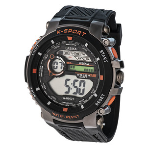 นาฬิกาข้อมือดิจิตอลสำหรับผู้ชาย <span class=keywords><strong>LASIKA</strong></span> รุ่น W-H9021 ตัวเรือนทรงเหลี่ยมขนาดใหญ่ กันน้ำ เหมาะสำหรับวิ่งและว่ายน้ำ พร้อมฟังก์ชั่นนาฬิกาปลุก - Product Image 1