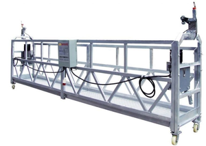Treo nền tảng sắt đối trọng Swing giai đoạn chafaudage giàn giáo Gondola nhôm platform6m/7.5m electrico mặt tiền cái nôi - Product Image 3