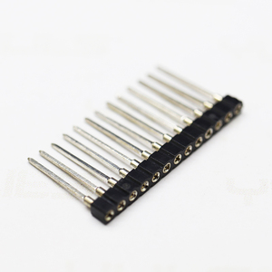 Khoảng cách 2.54mm vị trí 01-40pins gia công <span class=keywords><strong>Pin</strong></span> nữ tiêu đề kết nối thẳng Clip vàng tay áo vòng <span class=keywords><strong>pin</strong></span> tiêu đề kết nối - Product Image 4