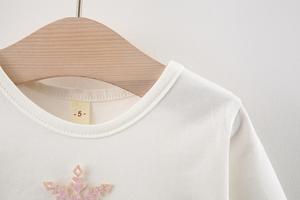 เสื้อผ้าเด็กขายส่ง ชุดเดรสเด็กแบบใหม่ 2 ชิ้น ชุดเซ็ตเสื้อโค้ทผ้าเดนิมและกระโปรงบัลเลต์ - Product Image 6