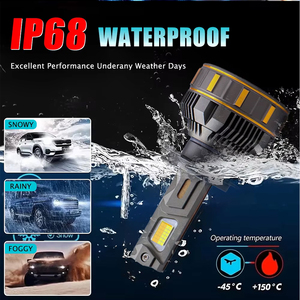 <span class=keywords><strong>Lampadine</strong></span> <span class=keywords><strong>LED</strong></span> P8C per Fari Auto H1 <span class=keywords><strong>H7</strong></span> H11, Funzionamento Silenzioso, 200W 16000LM, 4 Tubi di Calore, Controllo APP, 3 Colori, per Hyundai - Product Image 3