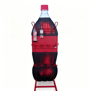 Exhibidor de Bebidas Metálico con Gancho, Exhibidor de Botellas de Agua Metálico para Supermercado - Product Image 6