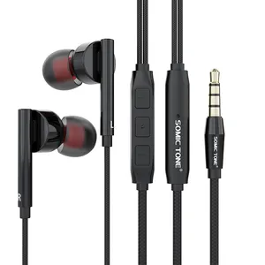 Hoge Kwaliteit Oordopjes Hoofdtelefoon Wired Stereo Oortelefoon Bass Auriculares Compatibel Past Meest 3.5Mm Jack